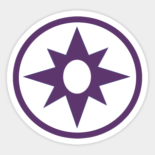 Compass t-shirt Sticker